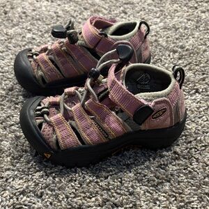KEEN Kids' Purple and Black Sandals